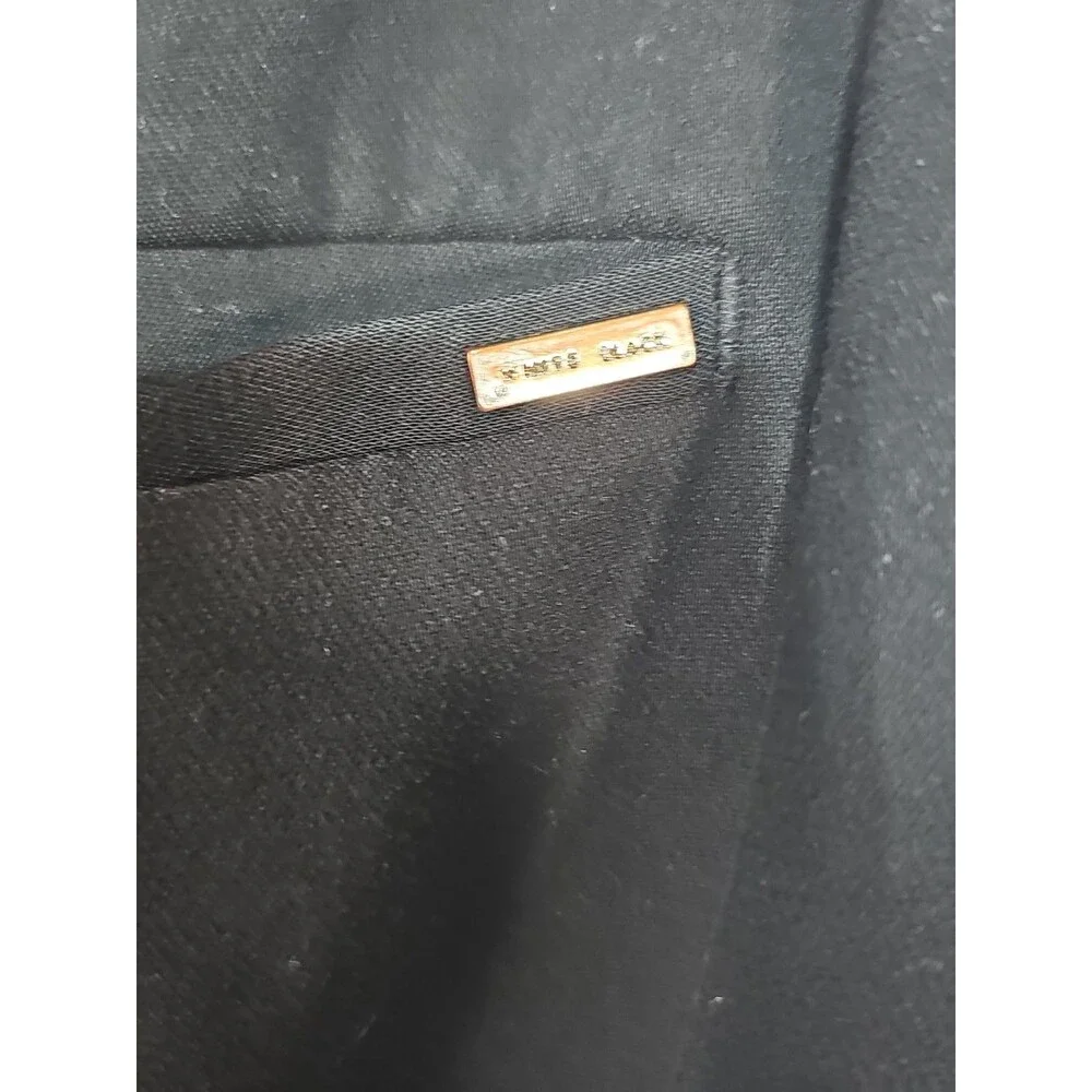 White House Black Market Elle Slim Ankle Pants Black Size 8 EUC Career Work